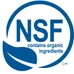 NSF — contains organic ingredients